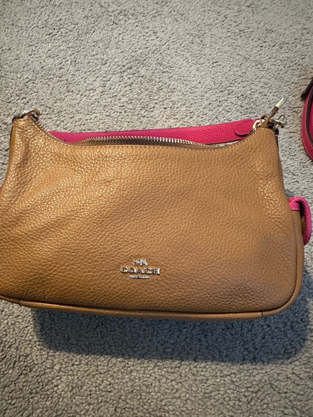 NWT Coach Pennie Shoulder/Crossbody Bag 25/Refined Pebble Leather - Picture 16 of 16